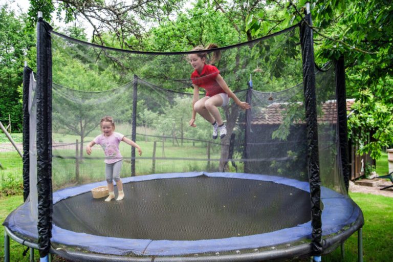 Can You Put a Trampoline on Concrete? Backyard Sidekick